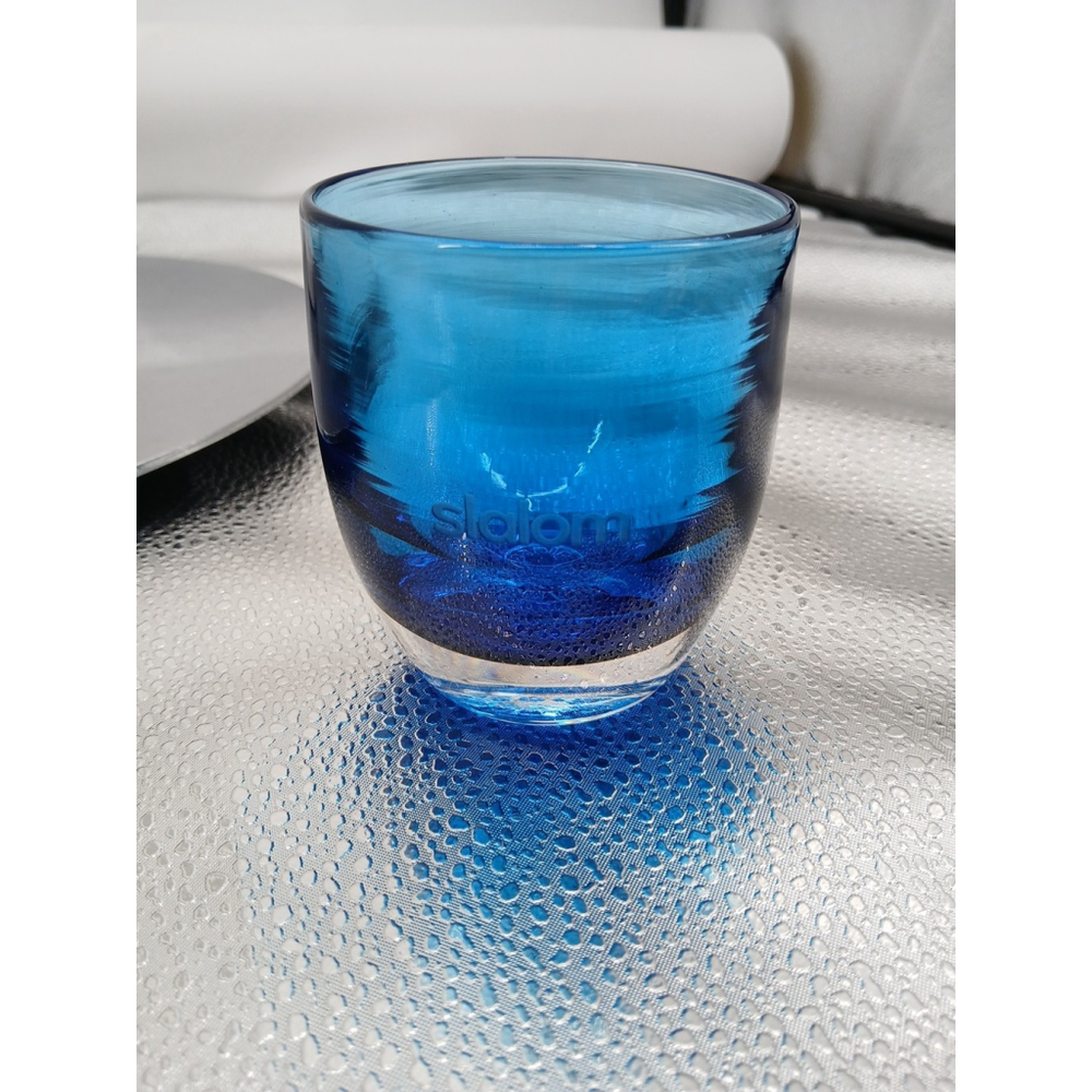 Glassybaby Blue Votive Candle Holder